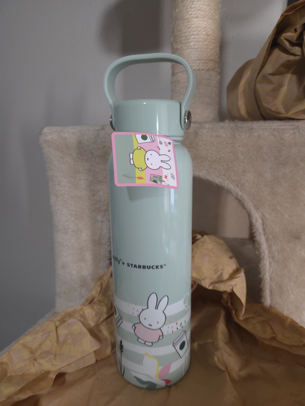 Starbucks x Miffy Mint Bunny Stainless Bottle